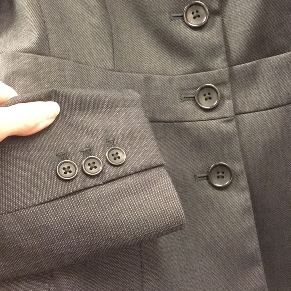 Banana Republic Blue Grey Sz 4 women’s Blazer - Picture 4 of 6